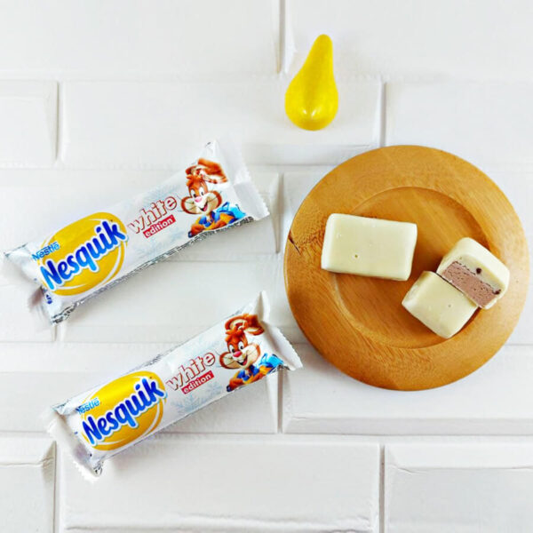 قیمت خرید اینترنتی شکلات خارجی نسکوئیک شیری نستله Nestle Nesquik white edition